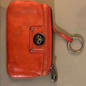 Marc by Marc Jacobs Orange Leather Coin Purse